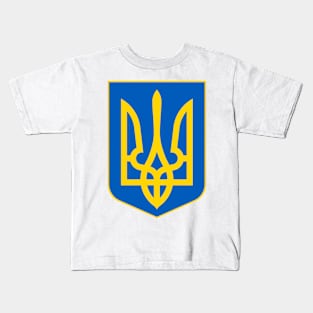 Support Ukraine Crest Kids T-Shirt